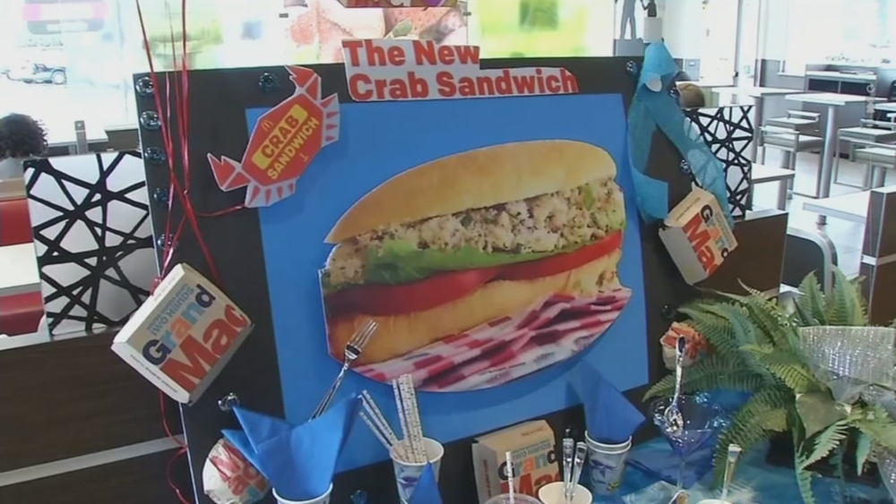  Snow crab sandwich debuts at South Bay McDonald's
