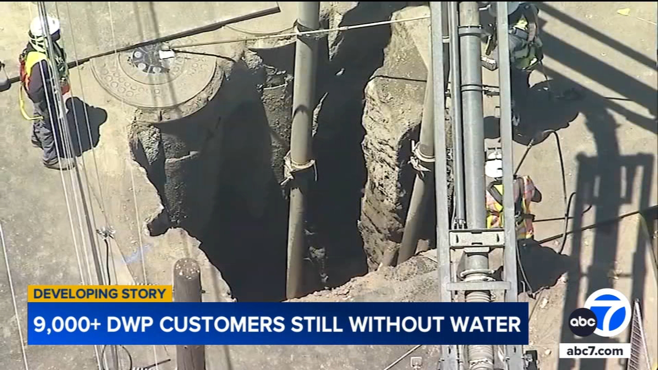 Thousands of LADWP customers remain without service amid water outage