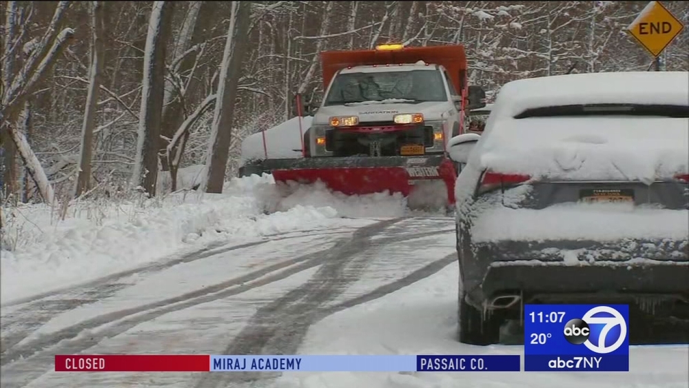 New York City working to clear side streets of snow