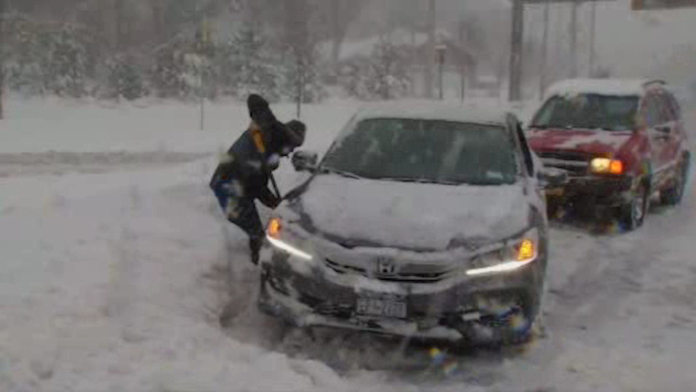 Suffolk County hit hardest by snow storm