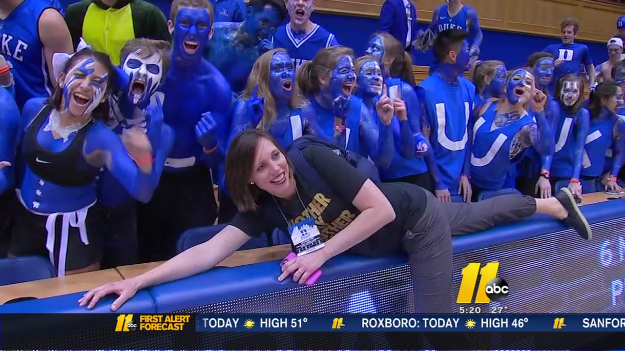 Wish granted! Cancer patient attends Duke v. UNC game