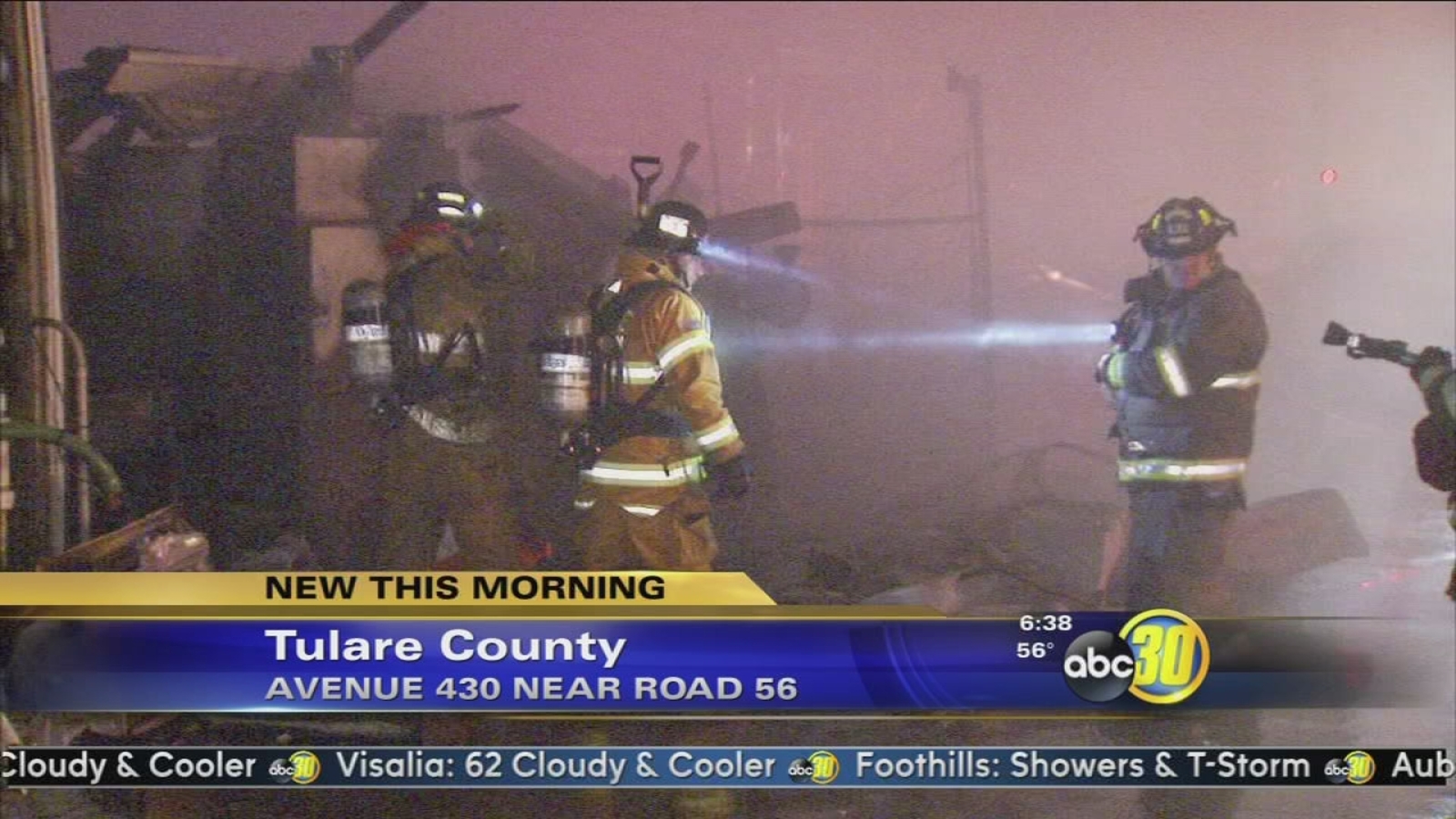 Fire crews able to contain packing house fire near Reedely ABC30 Fresno
