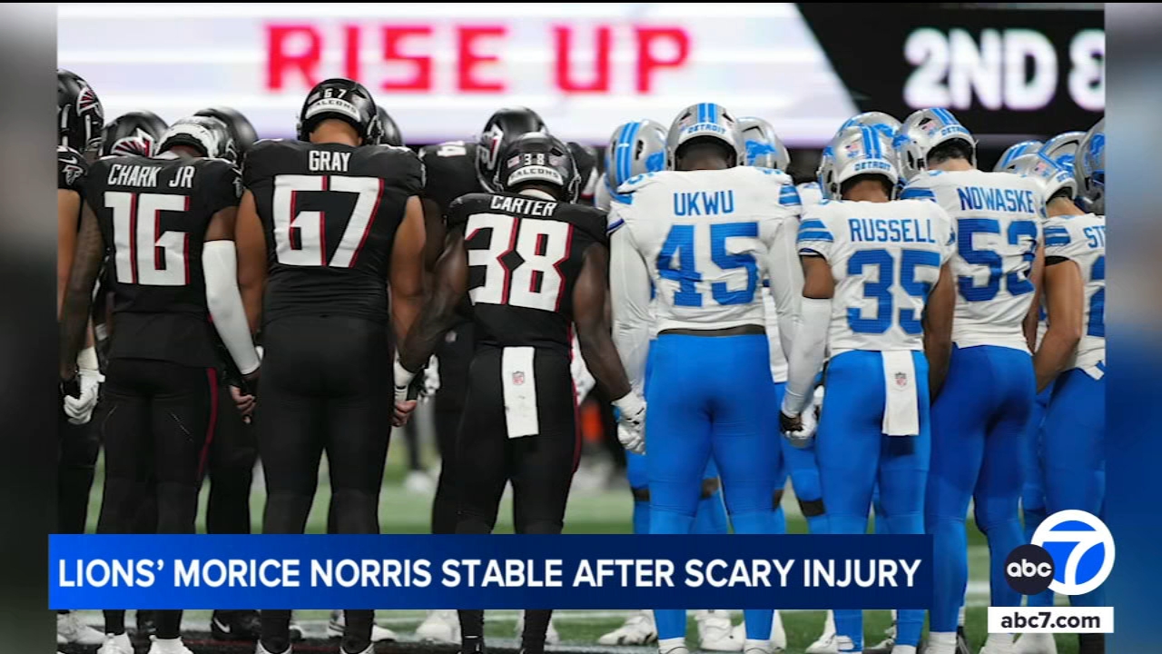 Game ends early after serious injury to Detroit's Morice Norris
