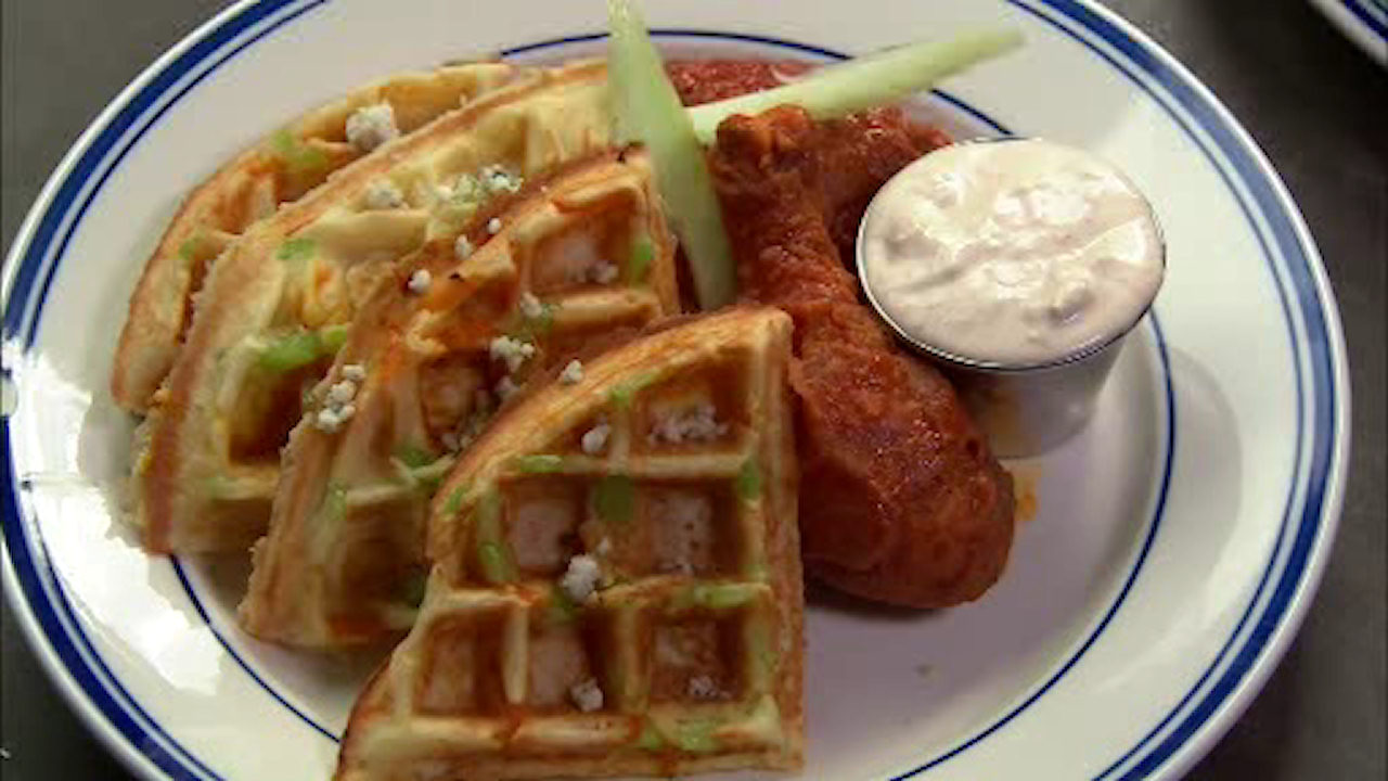 Chicken and waffles at 'Sweet Chick' in Brooklyn and on the Lower East Side