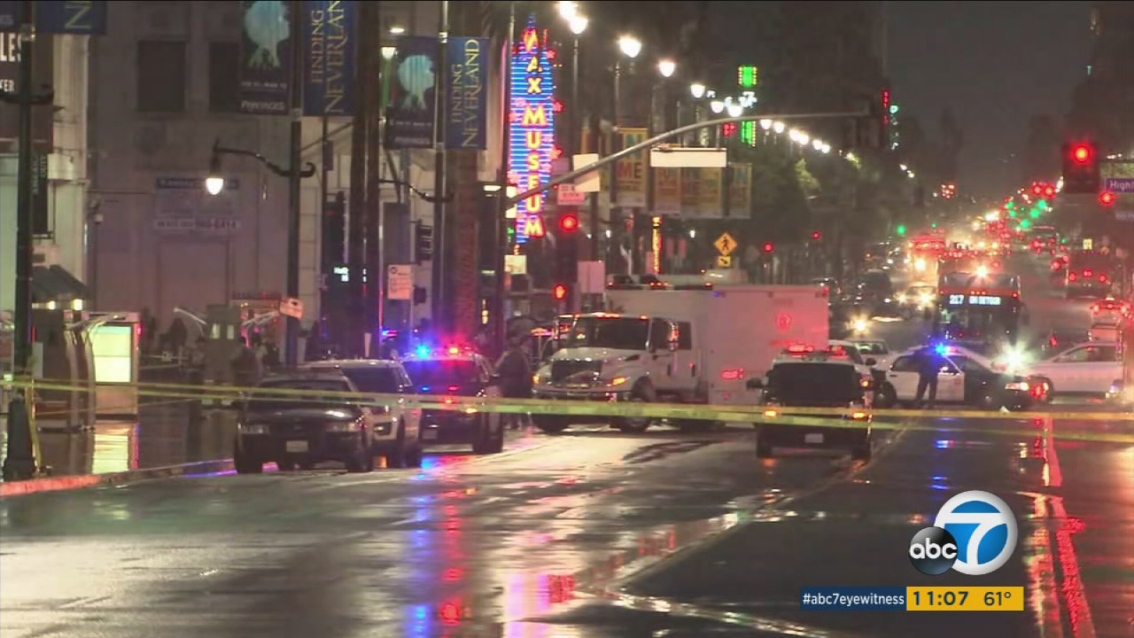 Suspicious package in heart of Hollywood cleared
