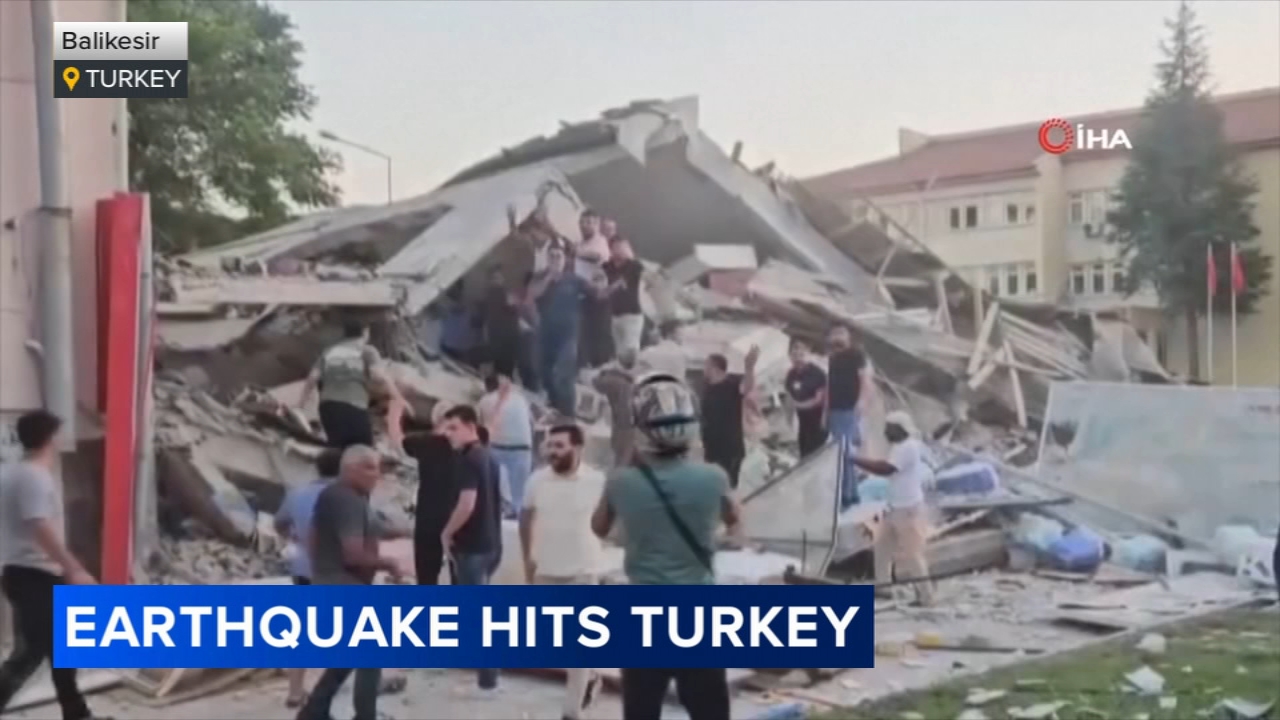 6.1 earthquake hits Turkey, killing 1 and collapsing buildings