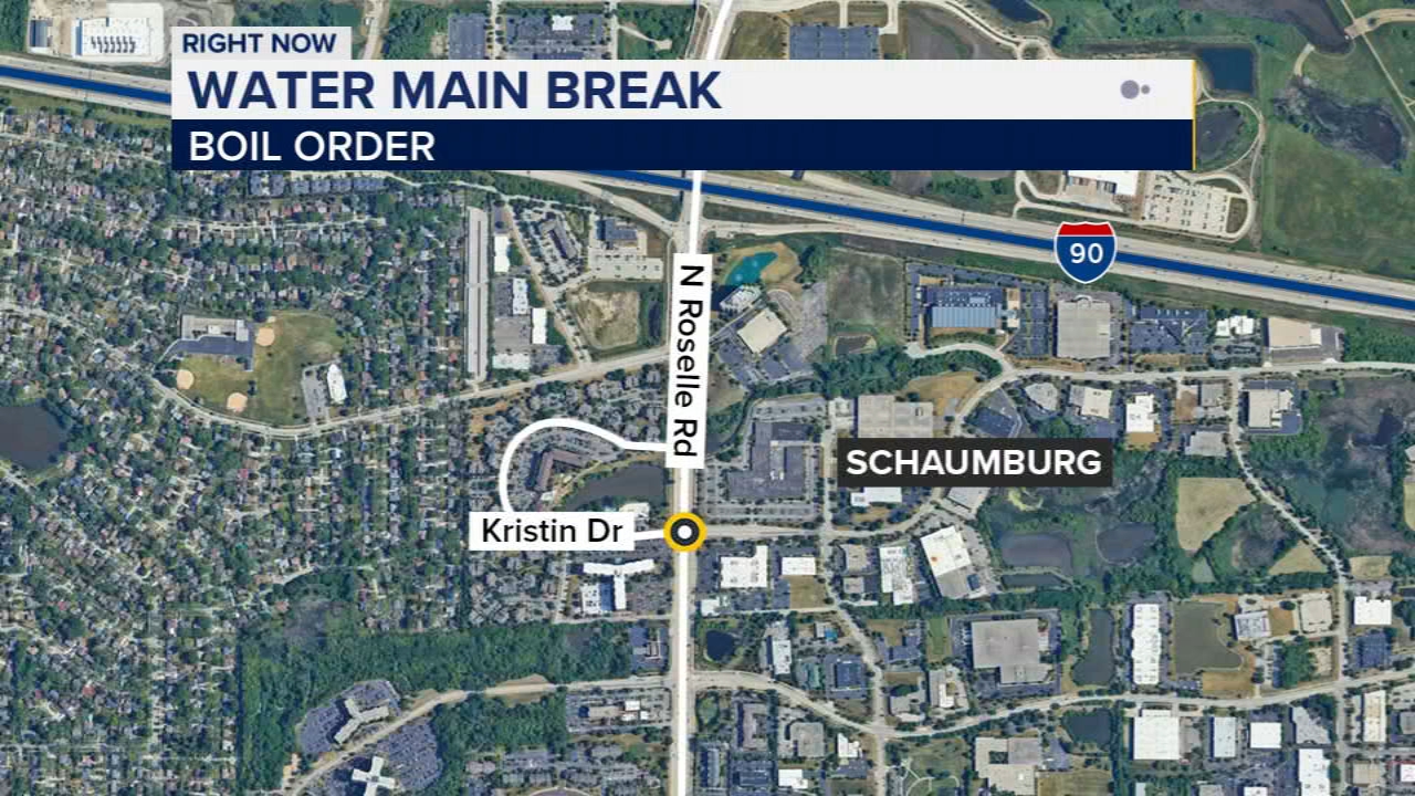 

Water main break prompts boil order in parts of Schaumburg