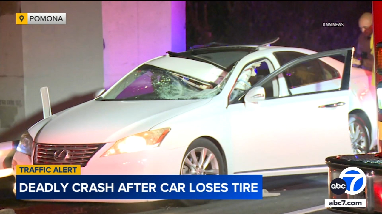 1 killed after tire reportedly flies through windshield on 60