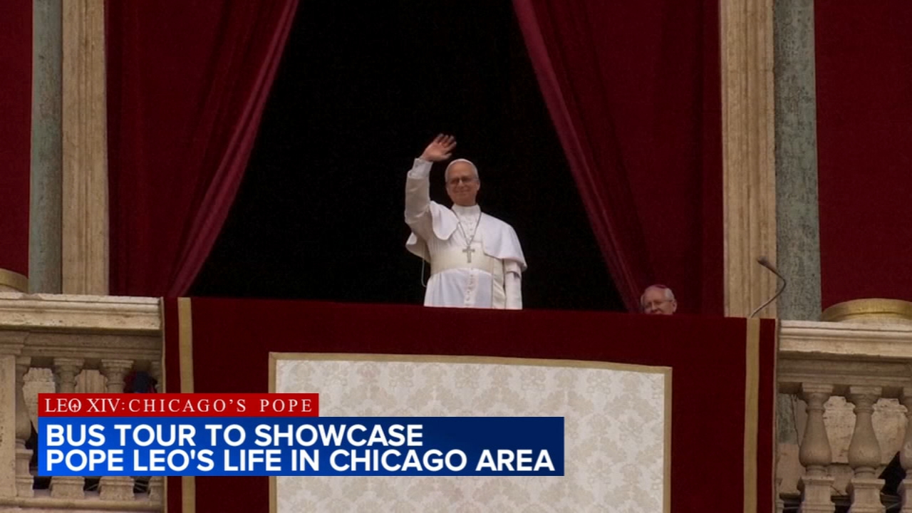 New bus tour to showcase Pope Leo's life in Chicago area
