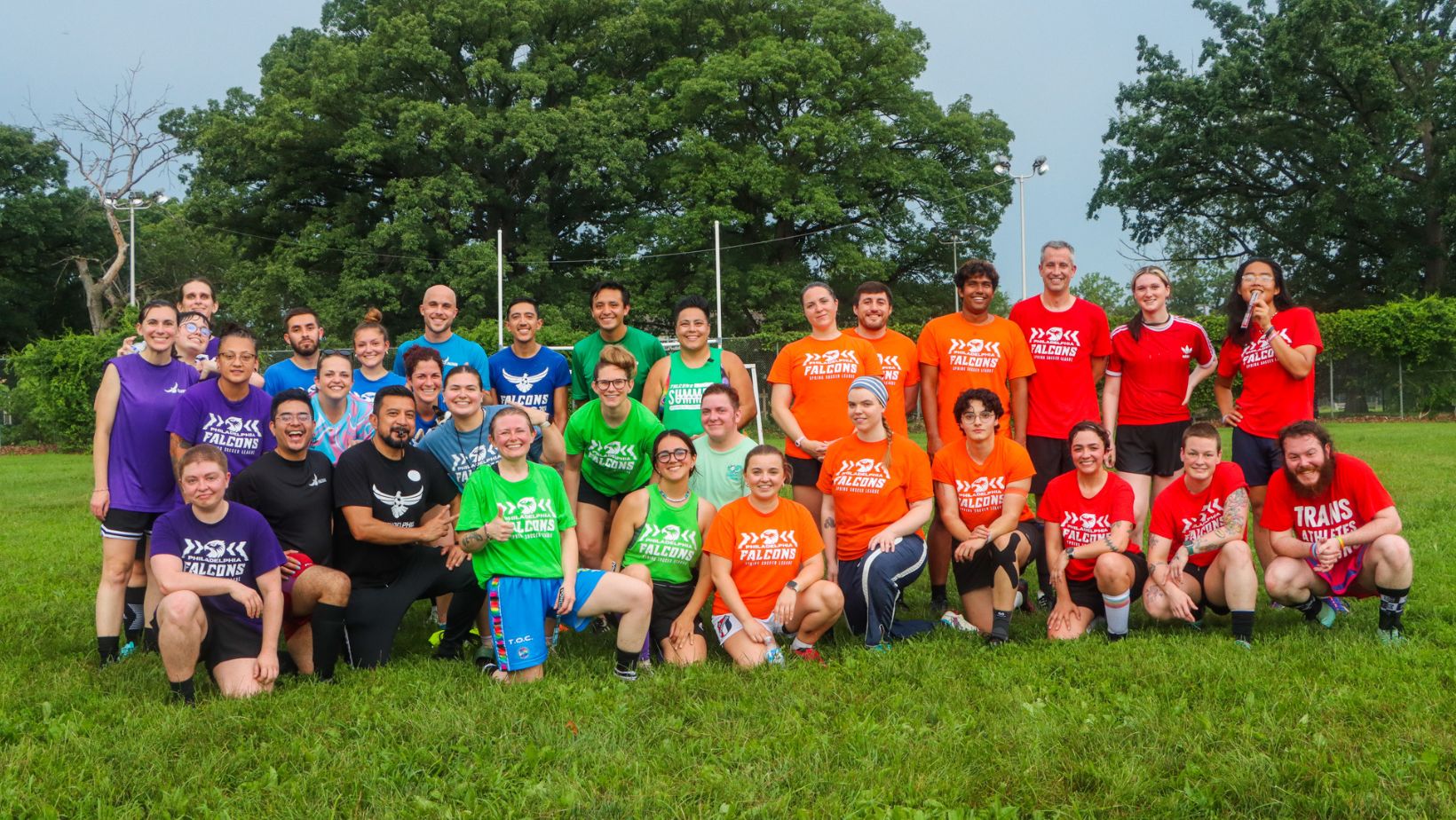 The 'Philadelphia Falcons' set a goal for LGBTQIA+ inclusion