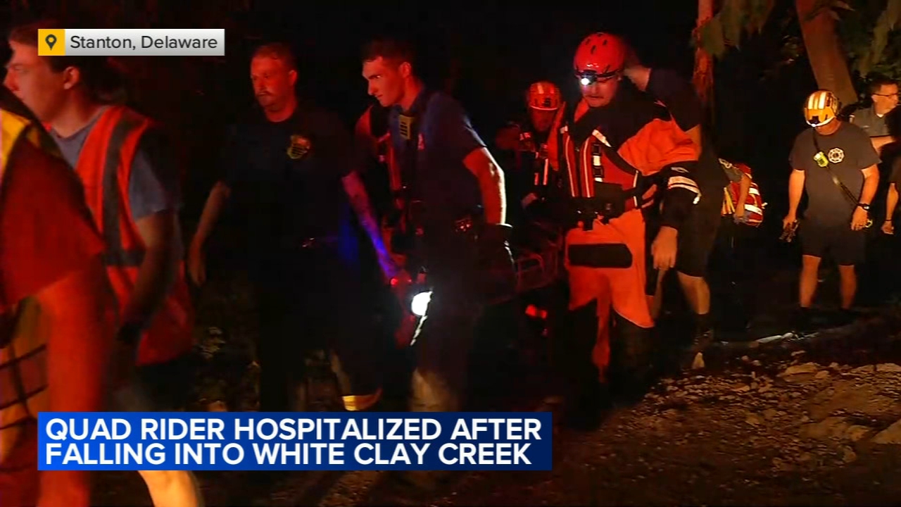 Man injured in four-wheeler crash along White Clay Creek in Stanton
