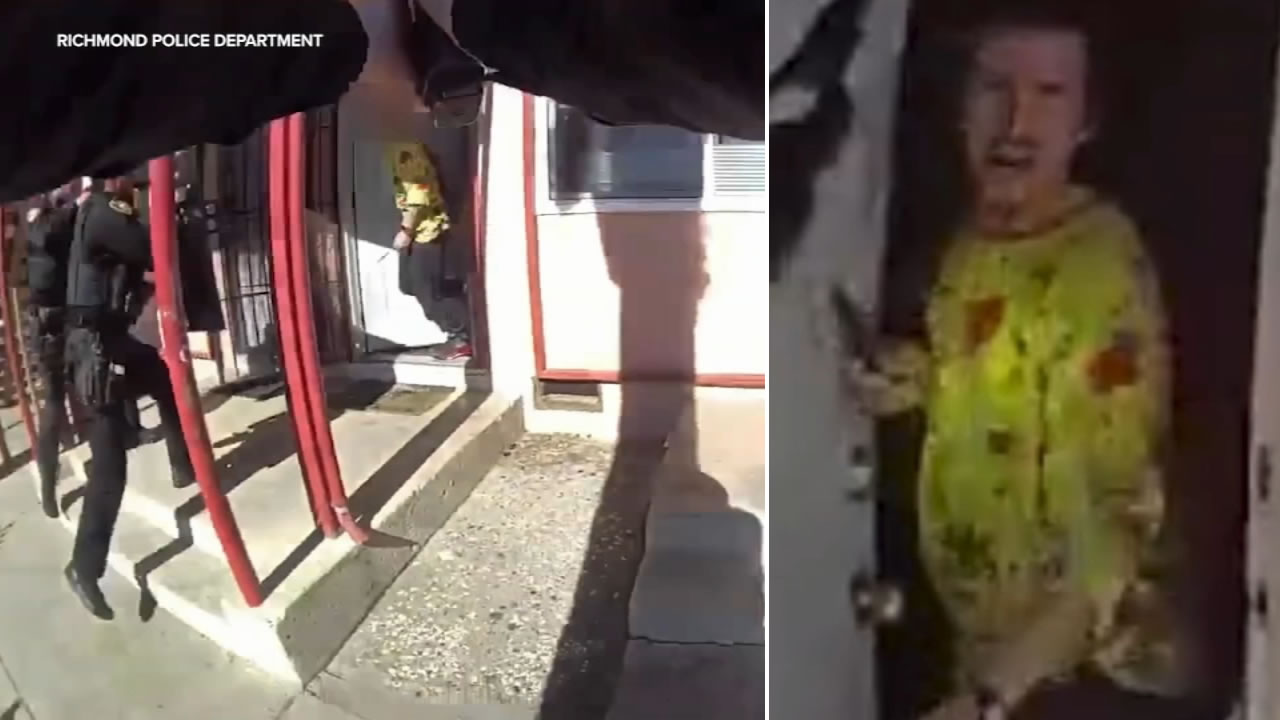 Bodycam video shows Richmond police killing man threatening family