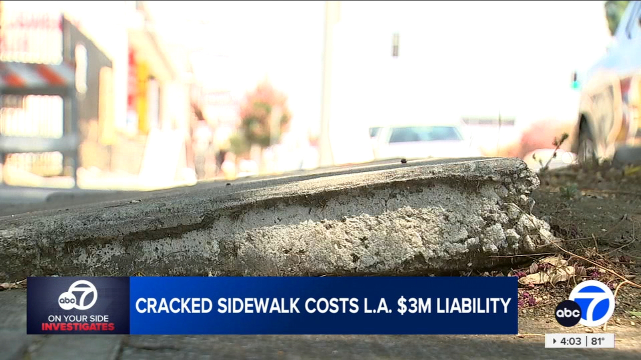 Jury awards $3M to man injured by broken sidewalk in Woodland Hills