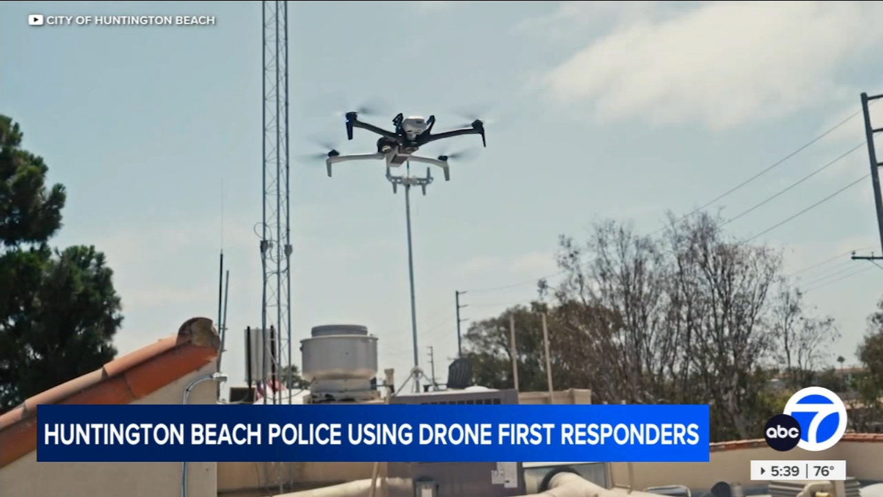 Huntington Beach PD using drones in effort to improve response times