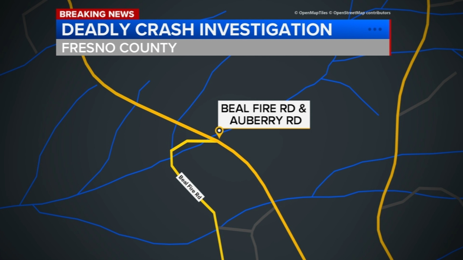 1 dead, 2 hospitalized after single-car crash in Fresno County, CHP says