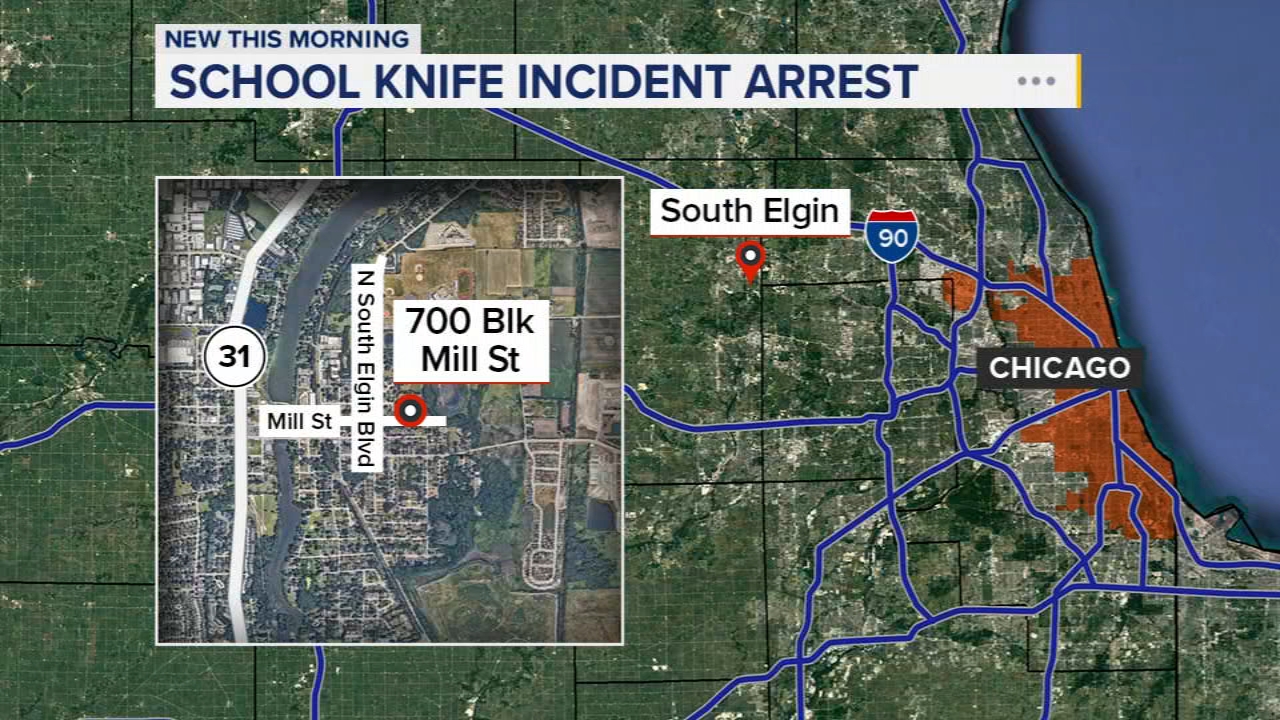 Man accused of threatening teens with knife at school parking lot