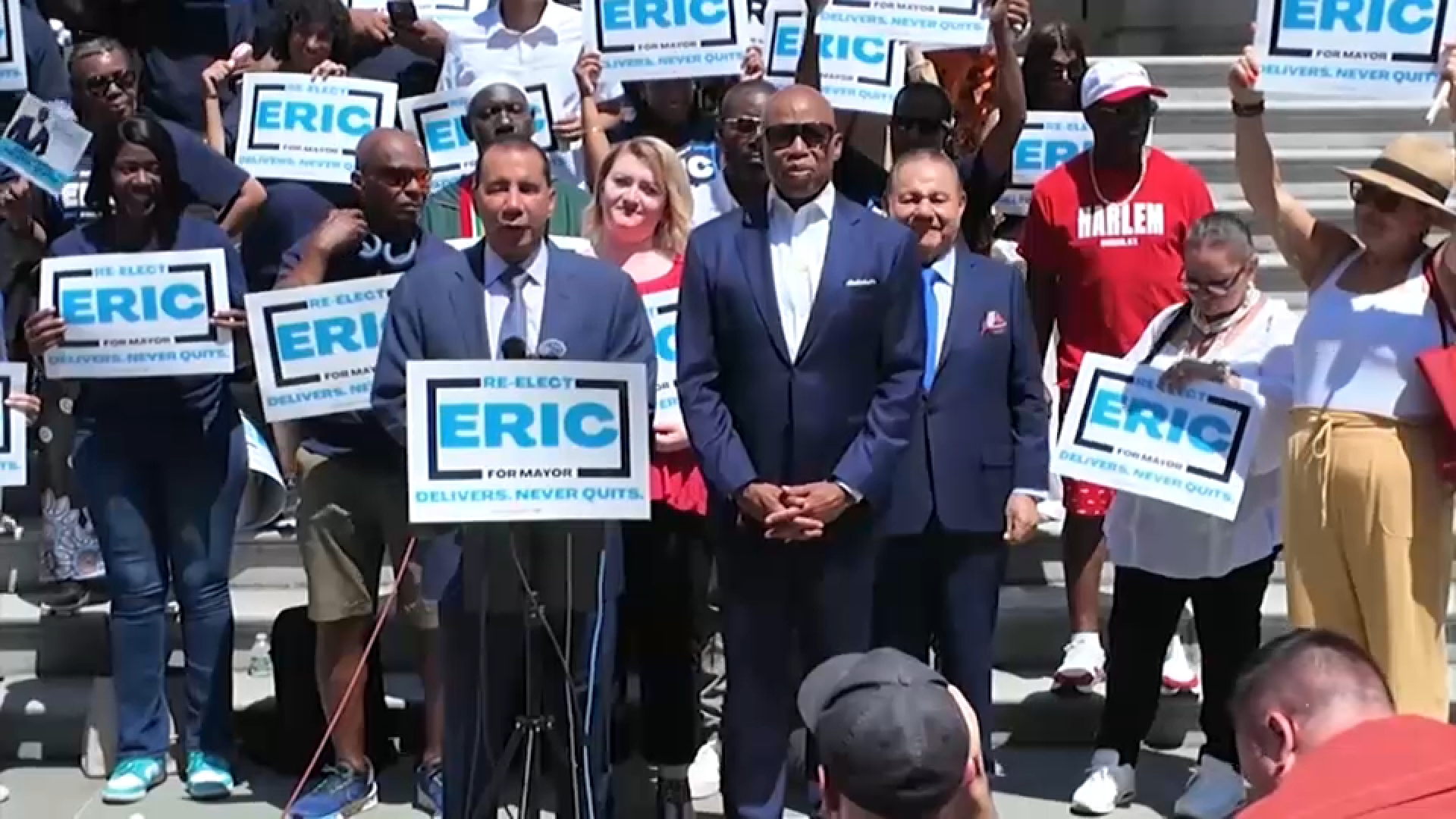 Former Gov. David Paterson endorses Mayor Eric Adams for re-election