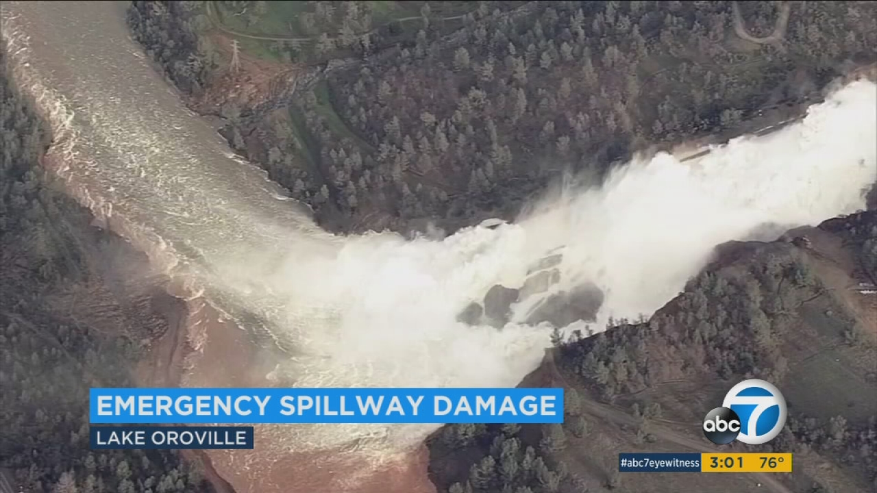 Oroville Dam-area evacuees might not return until spillway is fixed