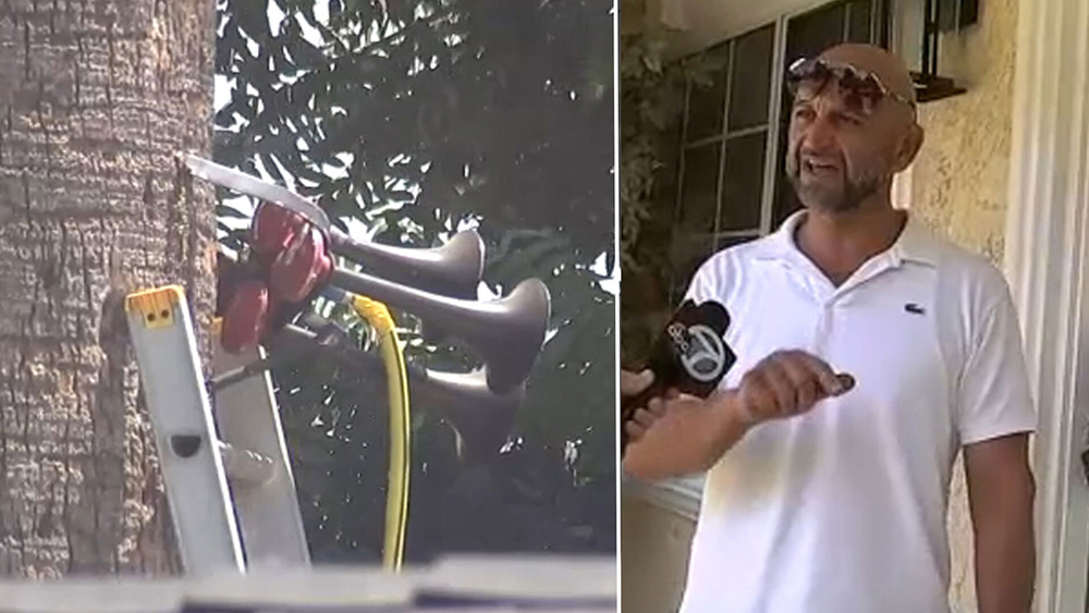 LAPD gives citation to Van Nuys man blasting horns in neighborhood