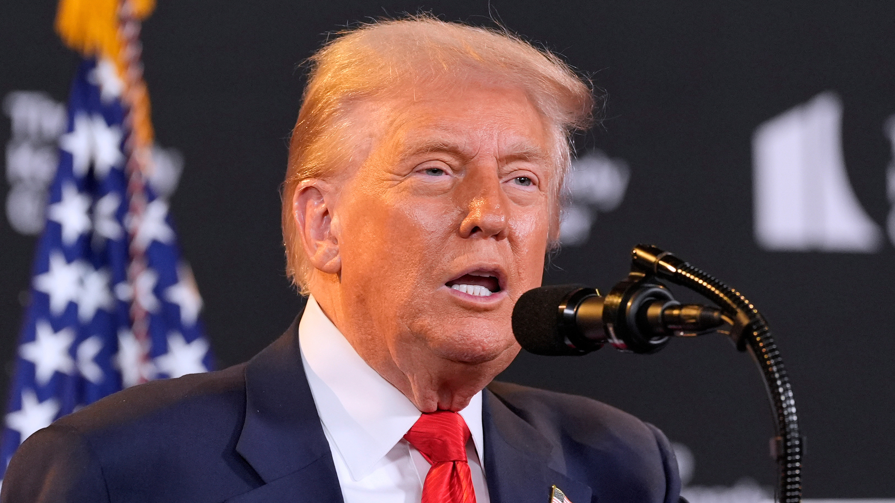 President Donald Trump speaks at the Kennedy Center, Wednesday, Aug. 13, 2025, in Washington.