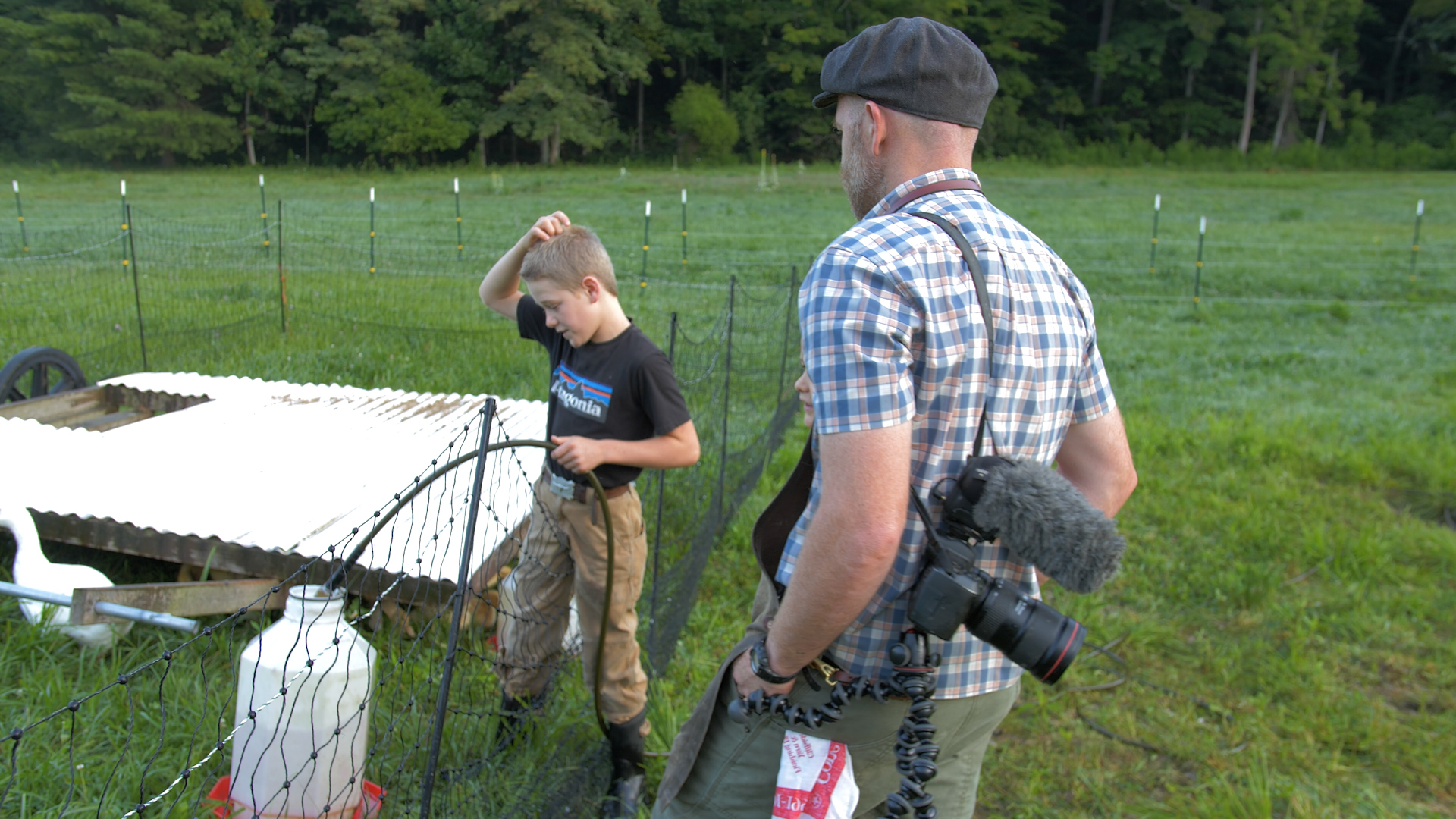 "On our farm, we do not sell eggs, do not sell cow meat, and do not sell pork. We grow all of this to consume us. My task is to inspire others to do this in a way similar to homes."