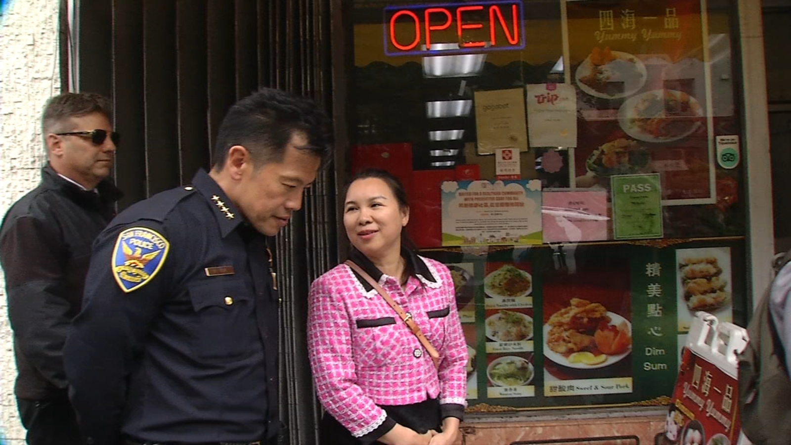 SFPD interim chief walks Chinatown, meets with merchants who want more police patrols
