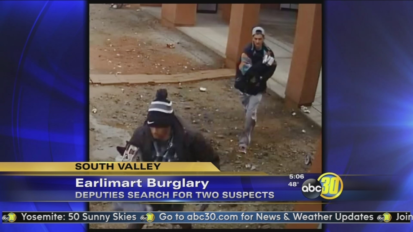 Sheriff's Office looks for two Earlimart burglary suspects ABC30 Fresno