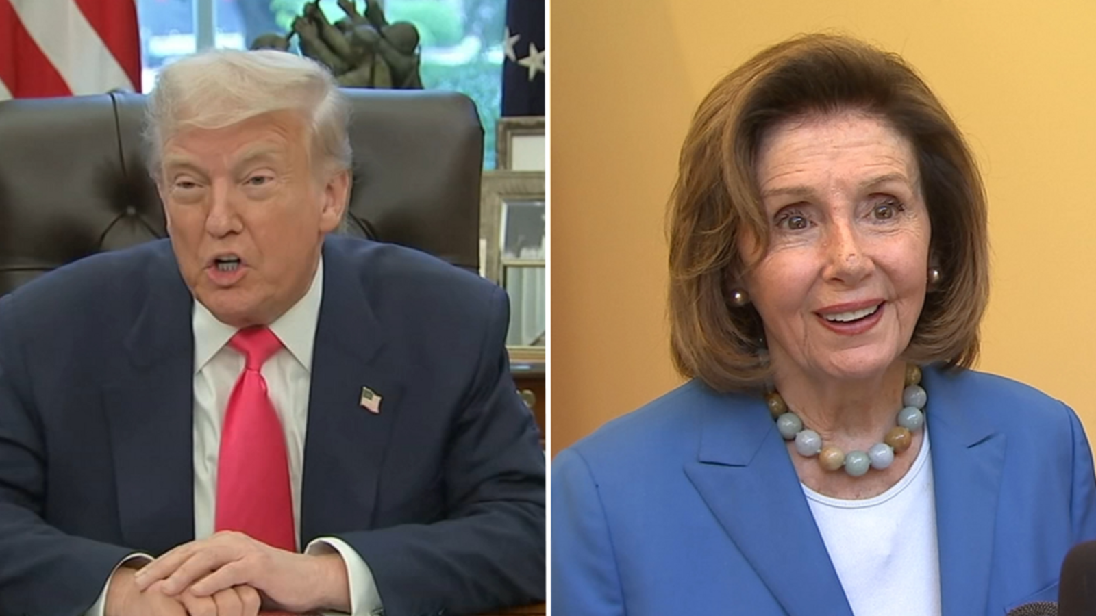 Pelosi, Trump mark 90th anniversary of Social Security by sparring over its future