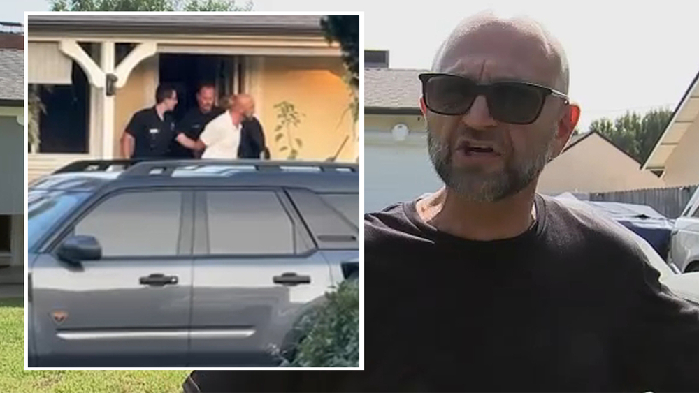LA man who repeatedly blasted horns from home speaks out after arrest