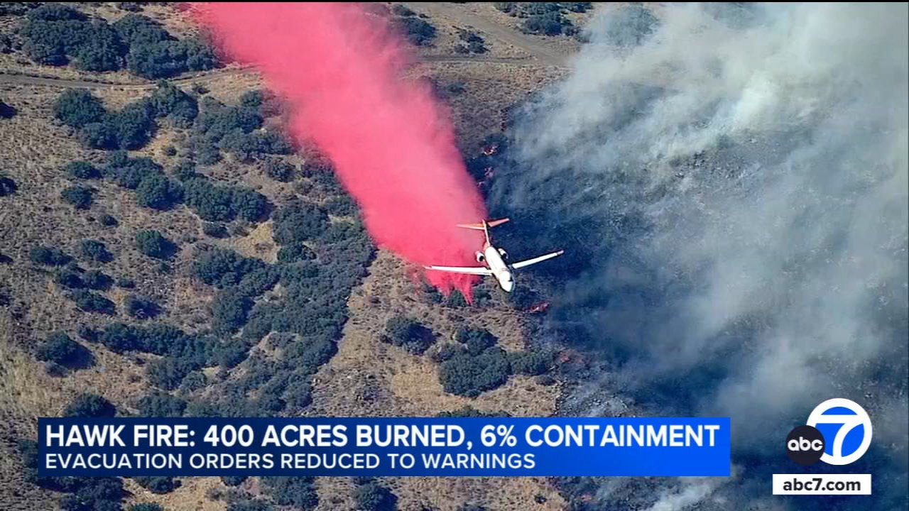 Evacuation orders downgraded after Acton brush fire scorches 400 acres