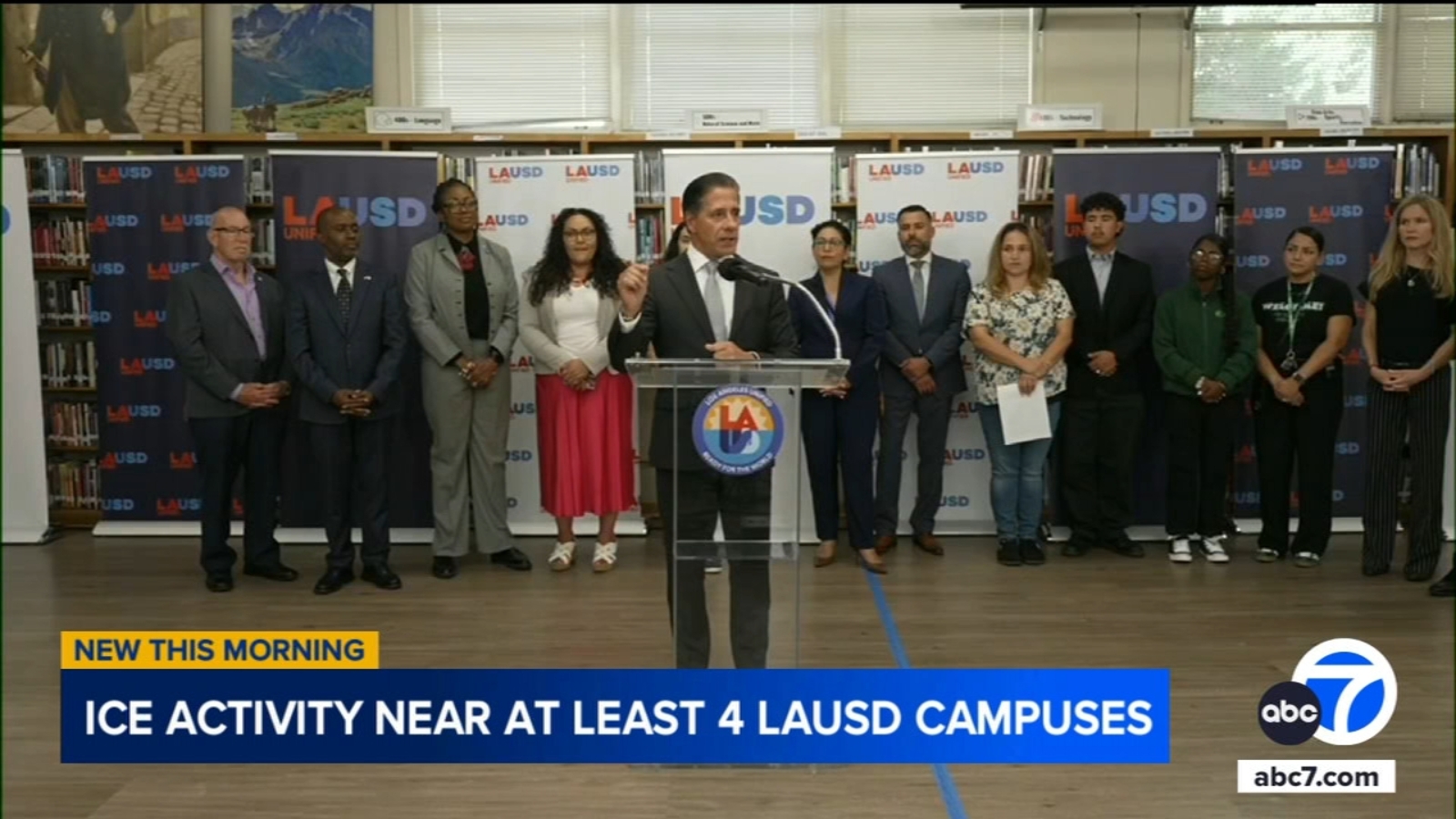 ICE activity reported near 4 LAUSD campuses on 1st day of school, Superintendent Carvalho says