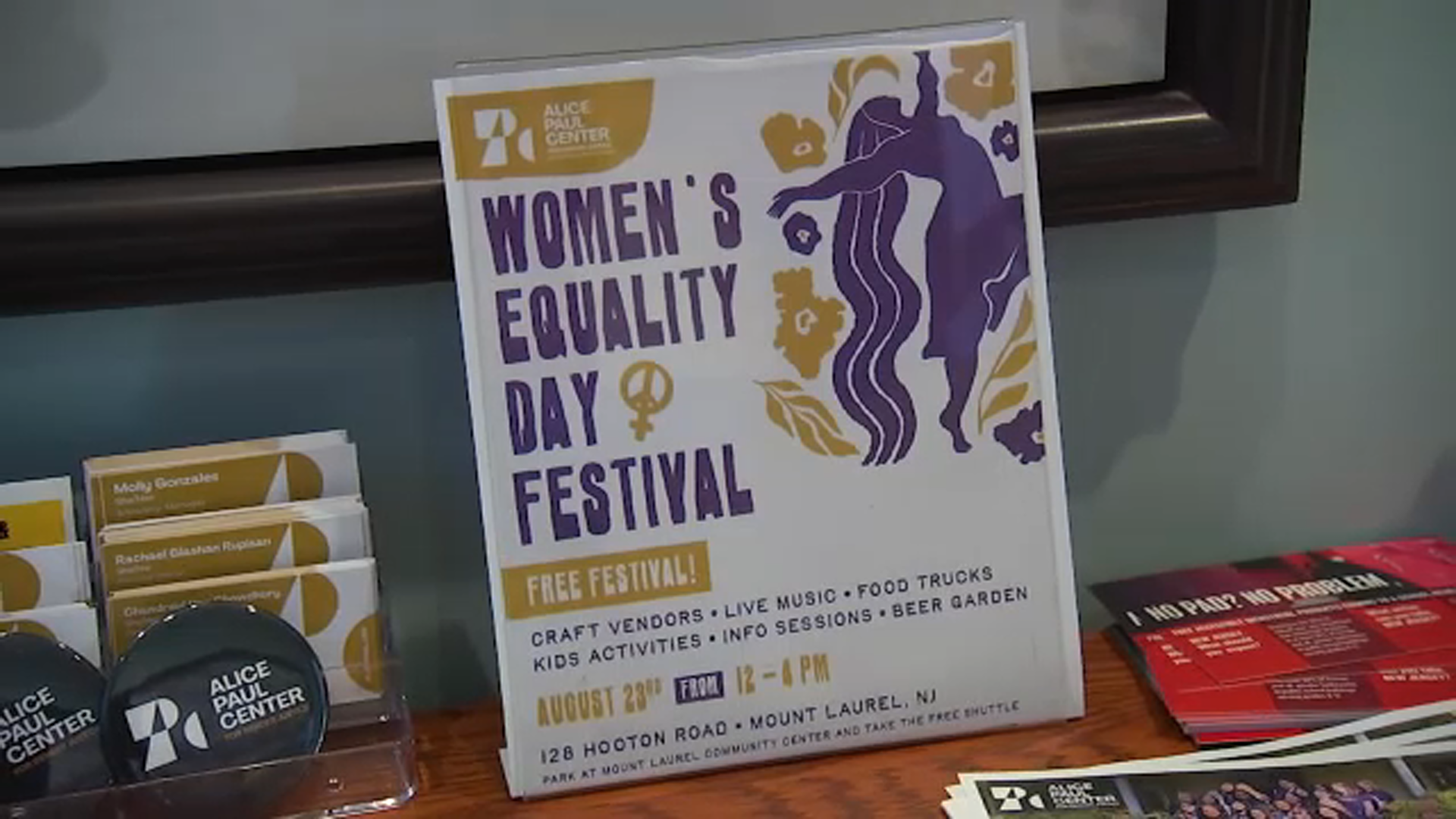 Alice Paul Center hosts Women's Equality Day Festival August 23