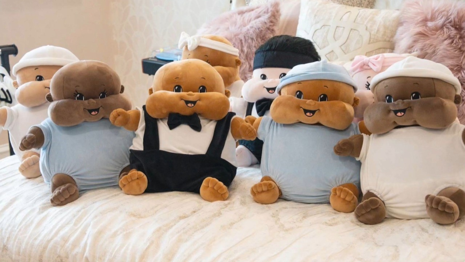 Teen inspired by little sister to create Dough Babies plush toy line