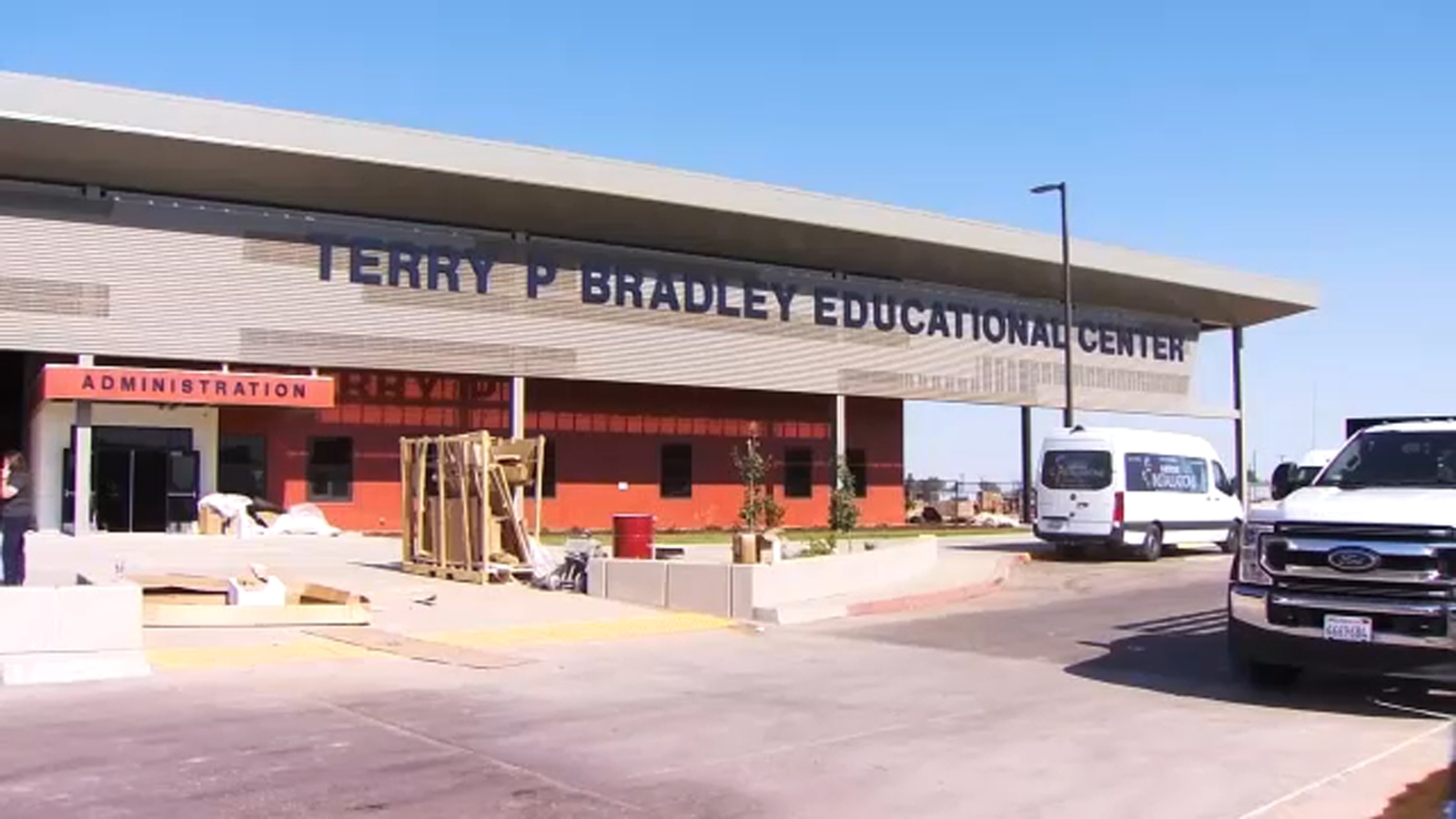 Crews finish final touches of Terry P. Bradley Educational Center ahead of students' arrival