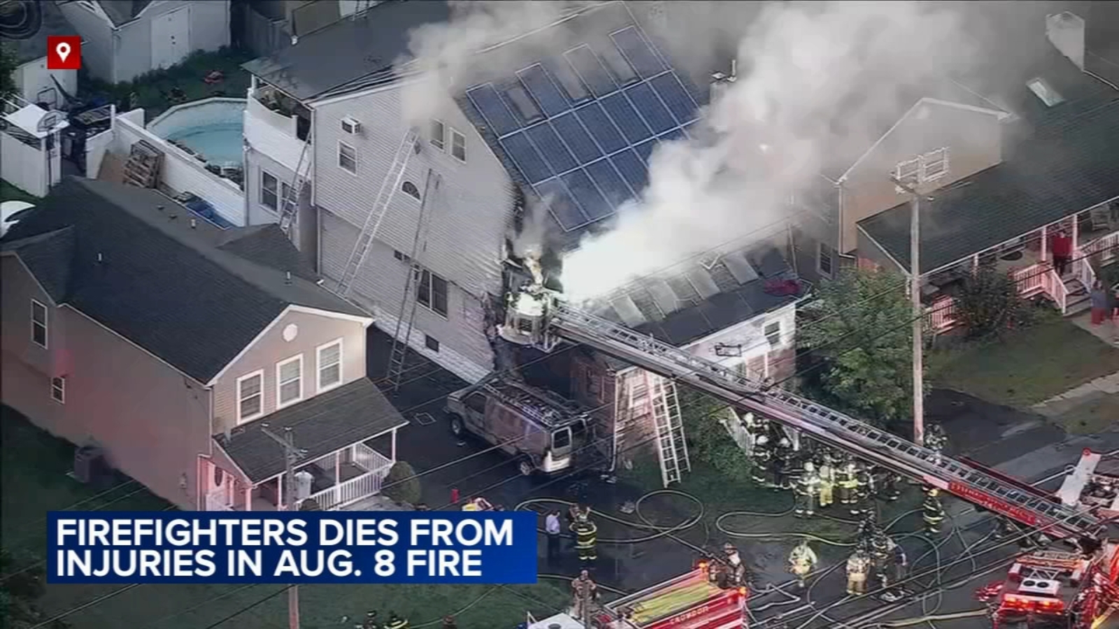 Pennsylvania firefighter dies from injuries sustained while battling fire in Croydon