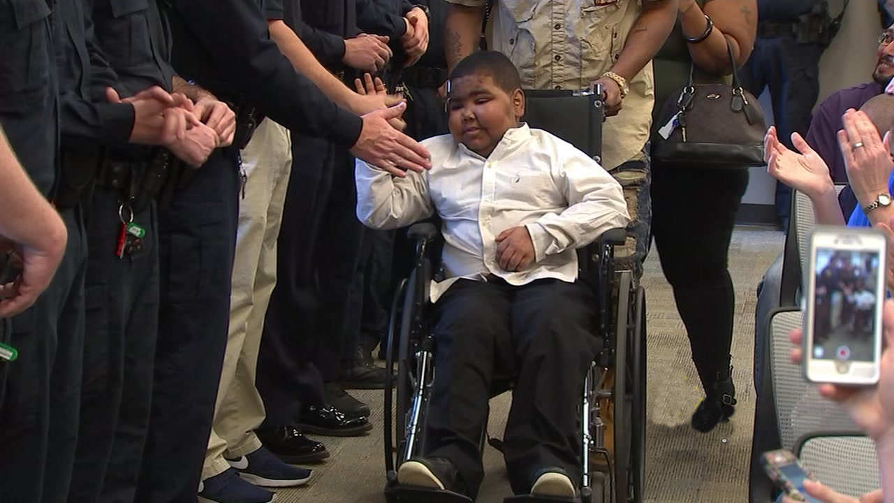 Garner boy with brain tumor gets another wish come true