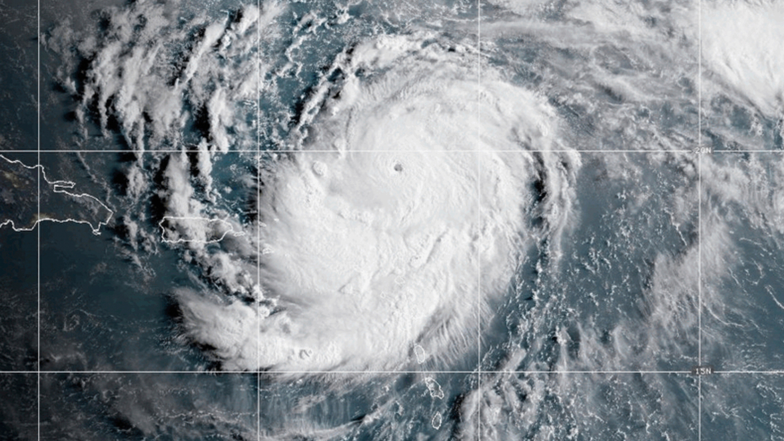 Hurricane Erin weakens to Category 3 as forecasters wait for northward turn