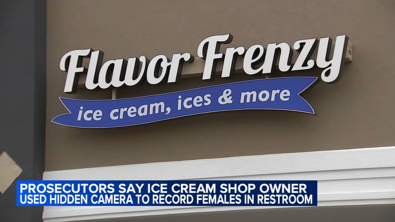 Ice cream shop owner secretly recorded girls in bathroom: prosecutors