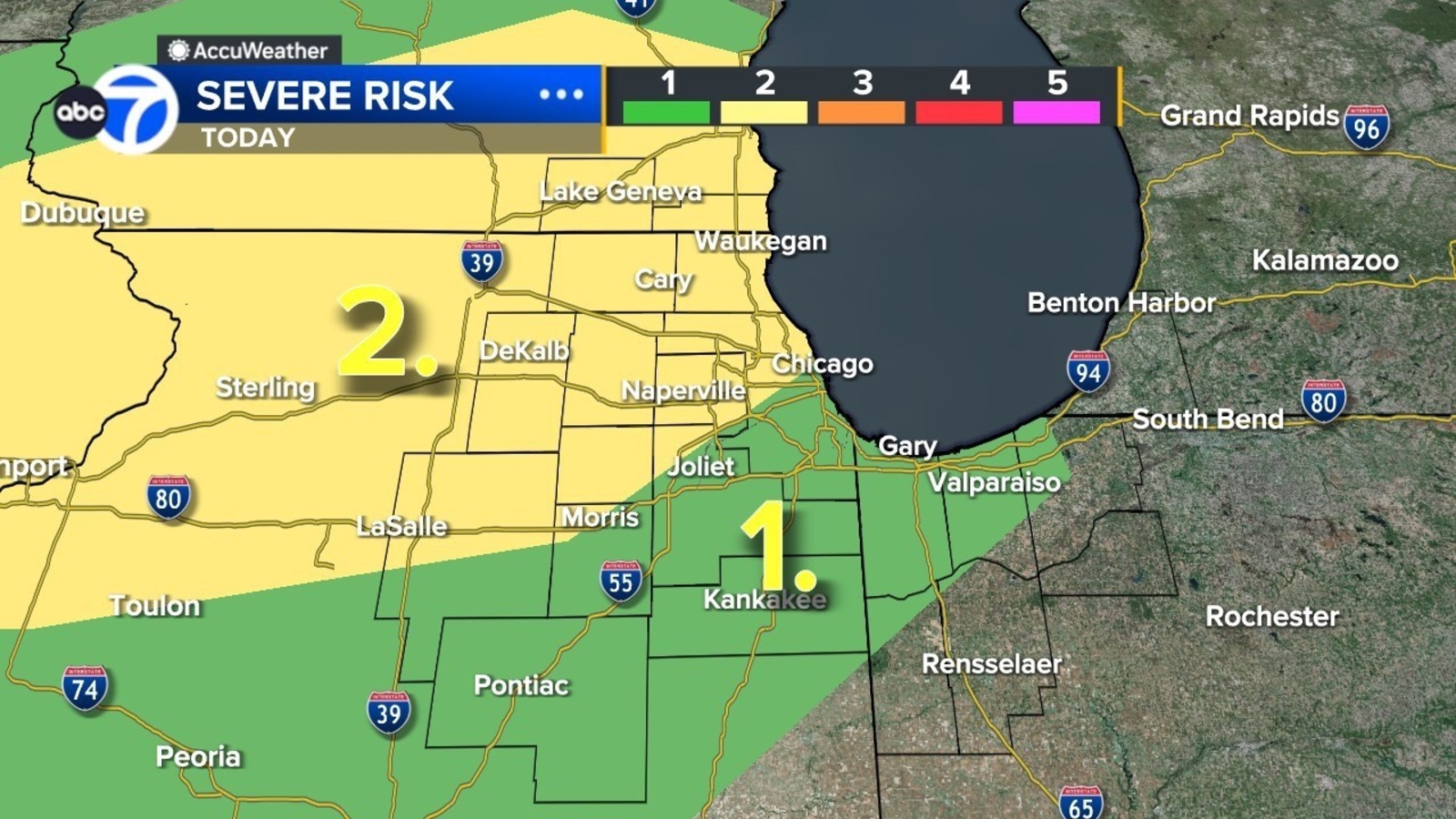 Chicago weather: Severe T-Storm Watch issued for parts of Chicago area