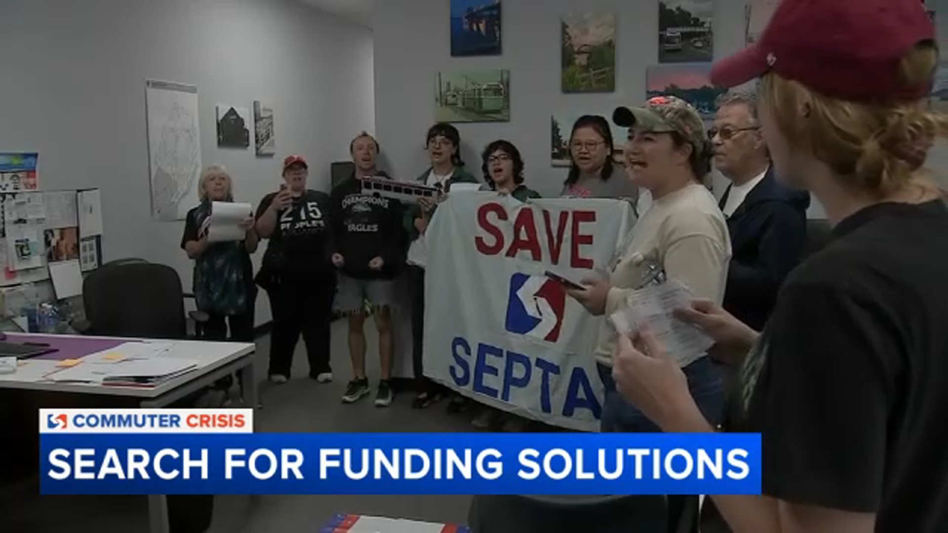 Protesters stage sit-in at state Senator's office as SEPTA cuts loom