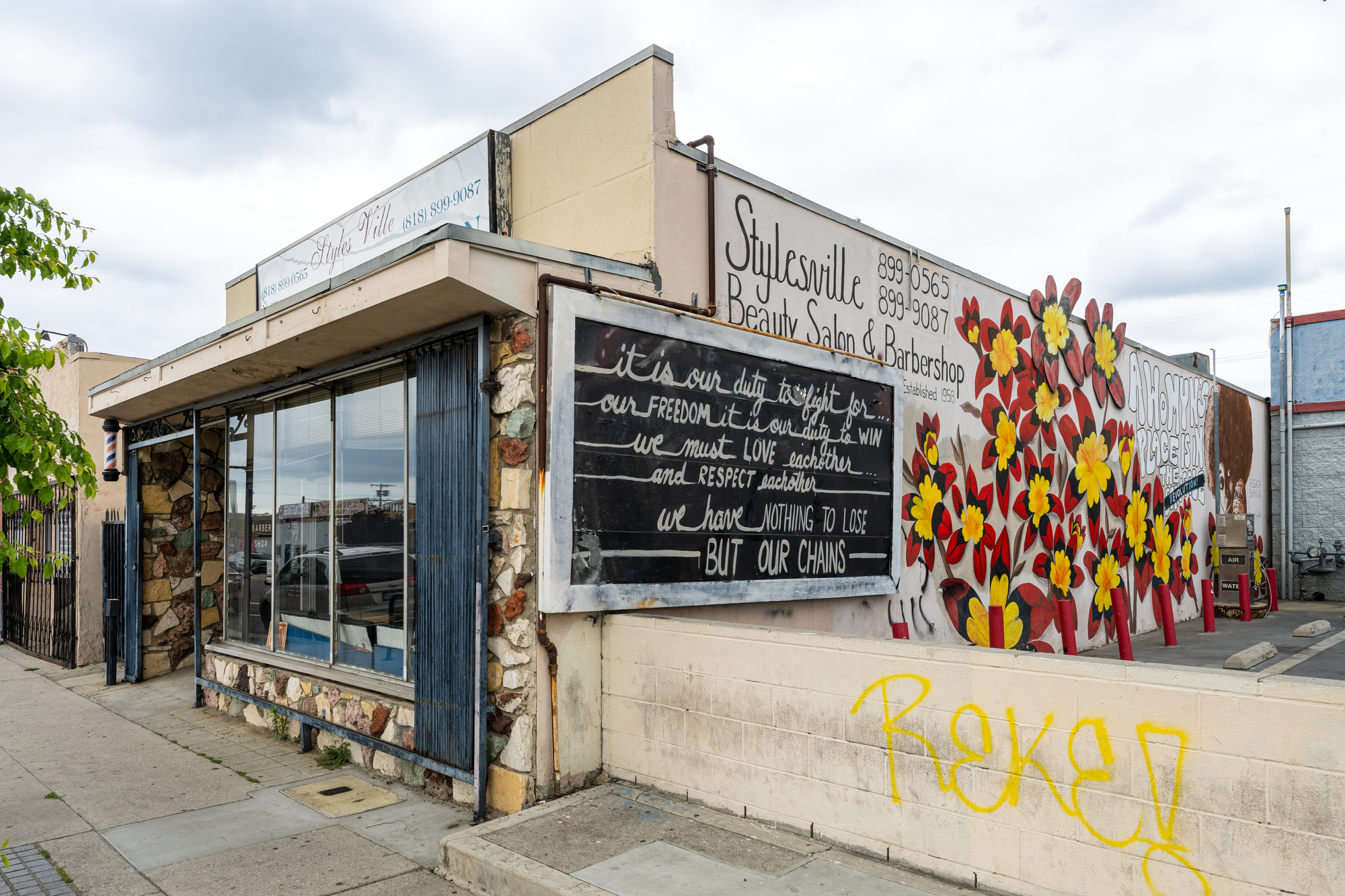StylesVille Barbershop & Beauty Salon is one of Los Angeles' six newly designated Historic-Cultural Monuments.