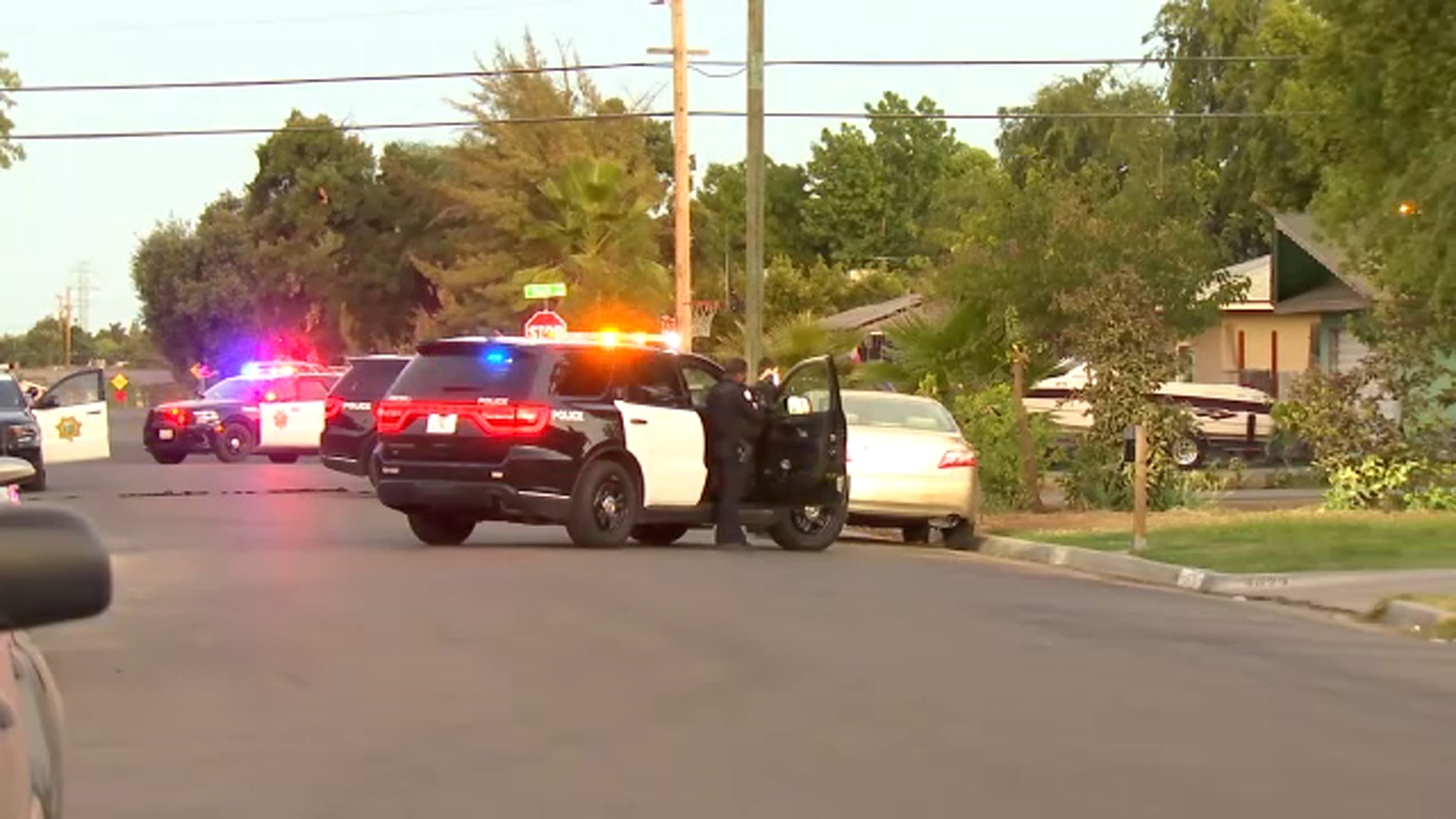 Police activity in east central Fresno neighborhood