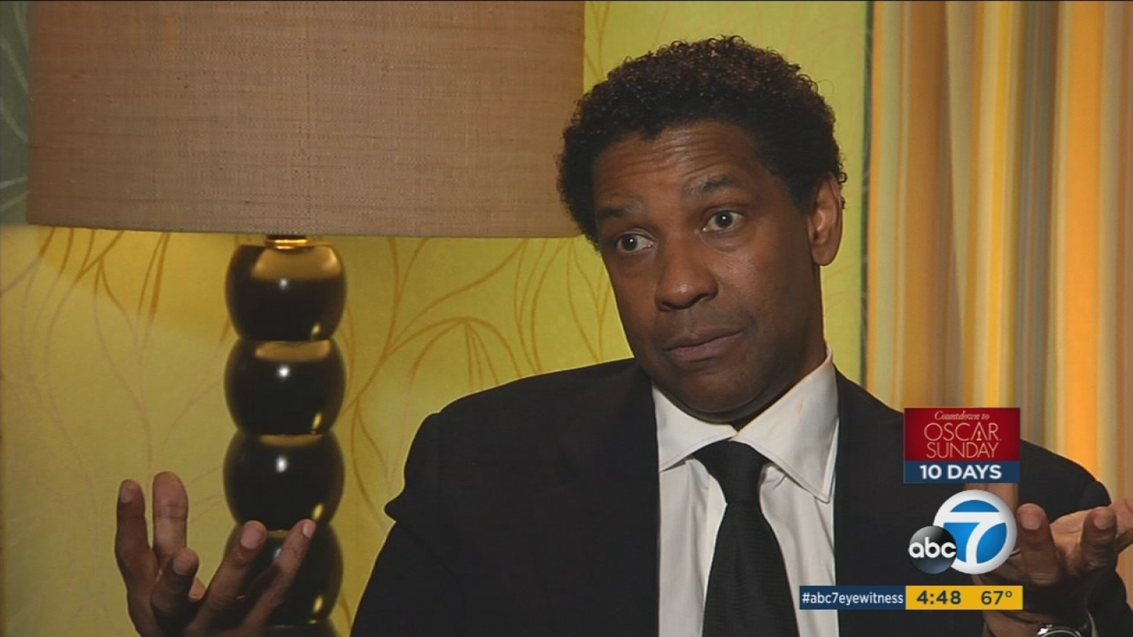 Denzel Washington up for 2 Oscars, shares key to his career success