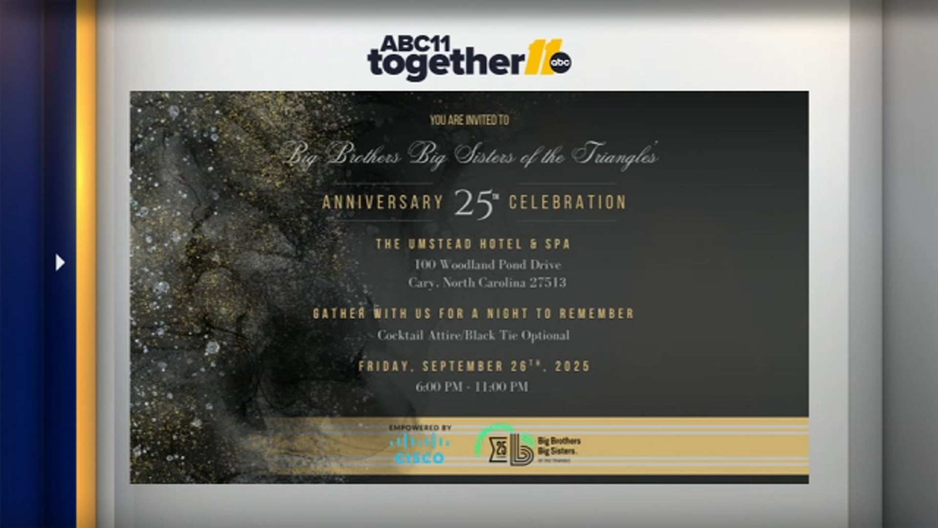 Big Brothers Big Sisters 25th Anniversary Celebration