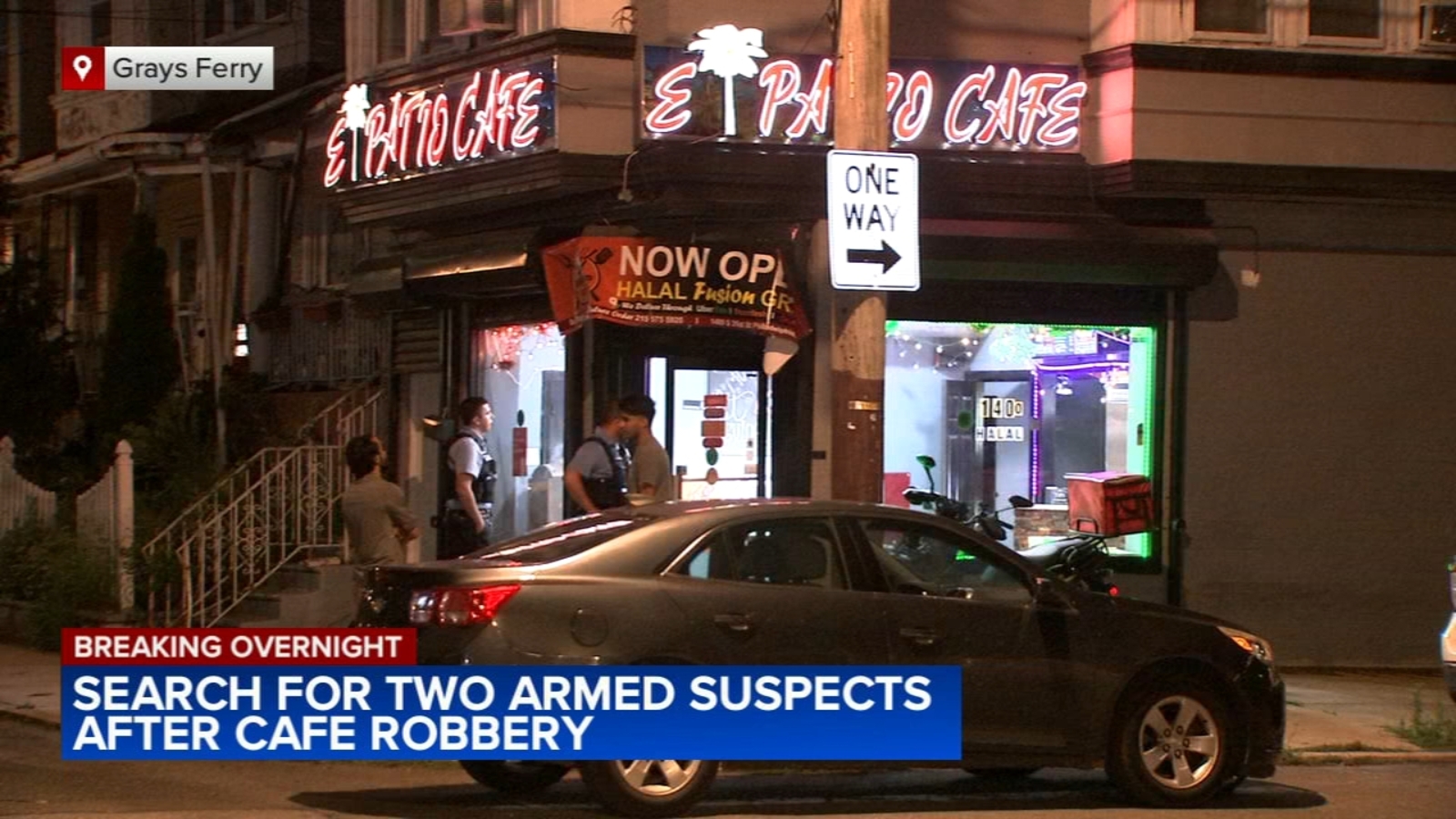 Armed robbers target cafe in Philadelphia's Grays Ferry section
