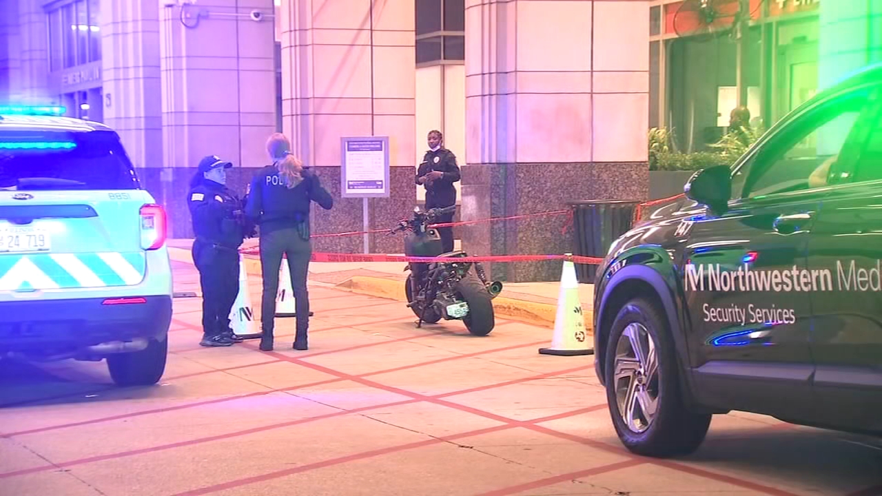 A man managed to drive himself to the hospital on a scooter, after being attacked on Wednesday.