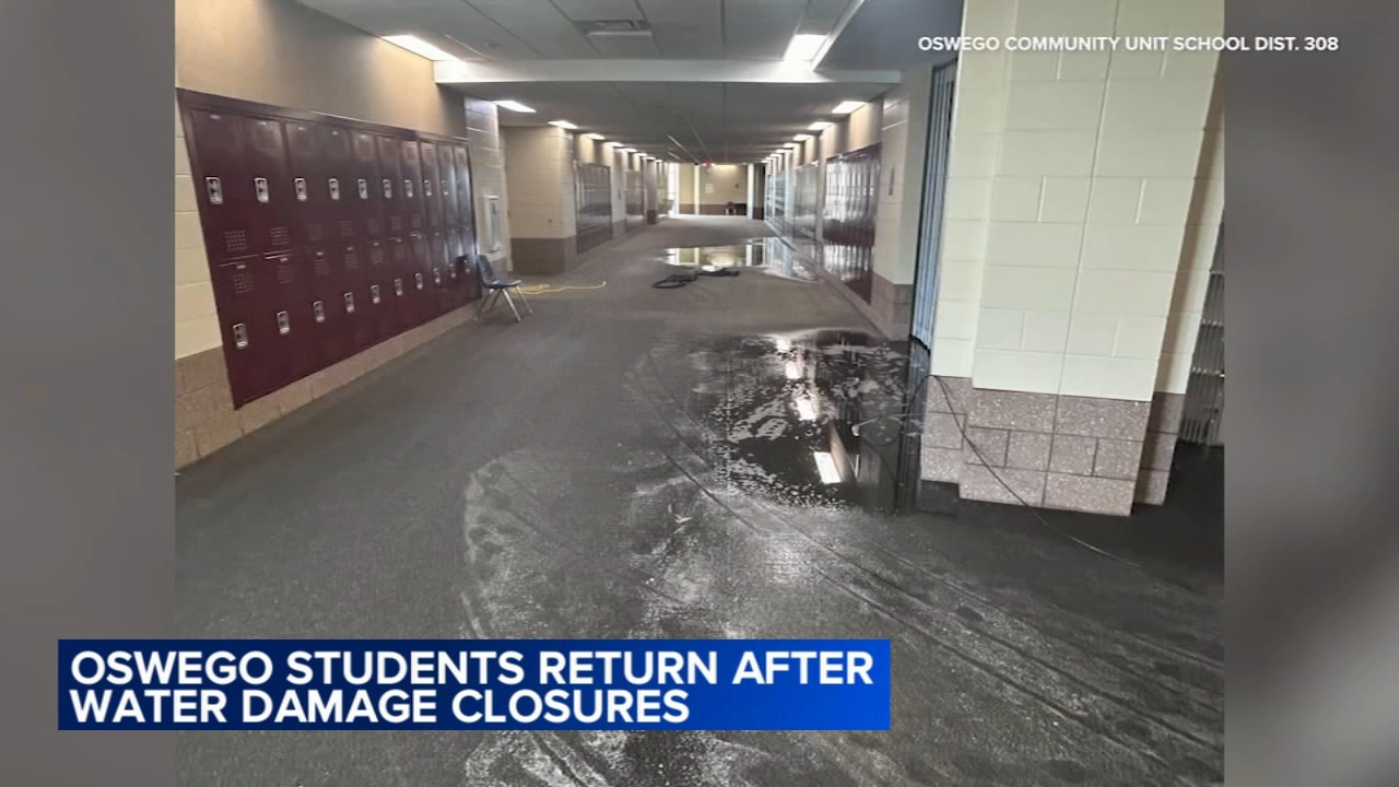 


Oswego schools cleaning up after flooding damage