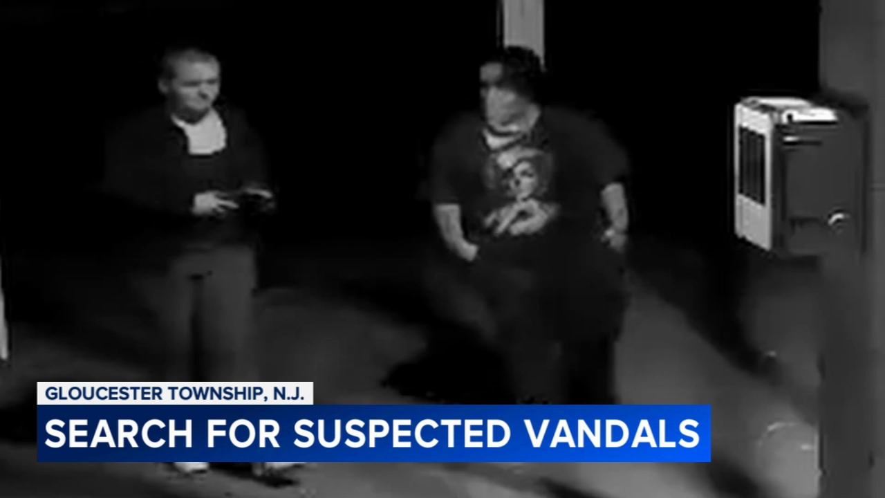 Video shows suspects wanted for vandalism incidents in NJ