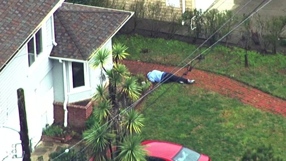 VIDEO: Sky7 shows OPD search for shooting suspect