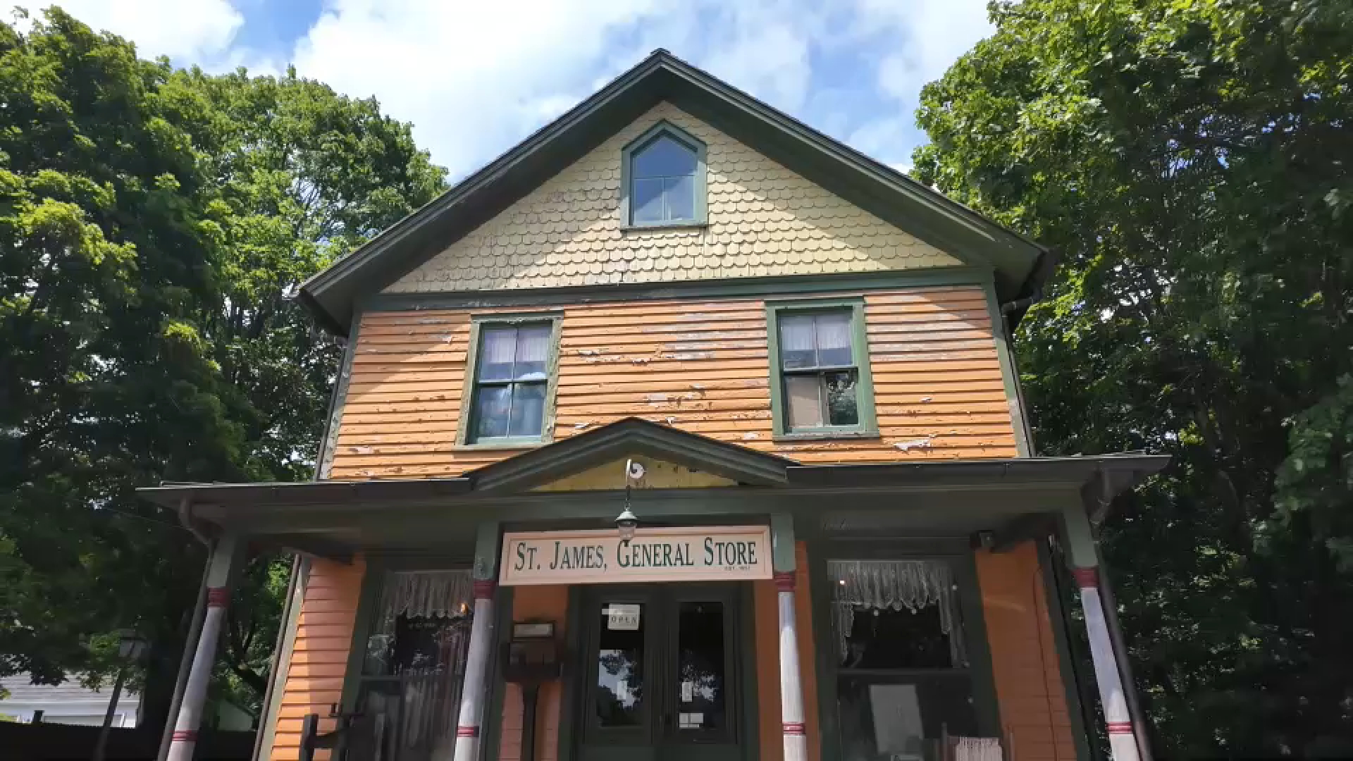 Behind the Counter at the St. James General Store